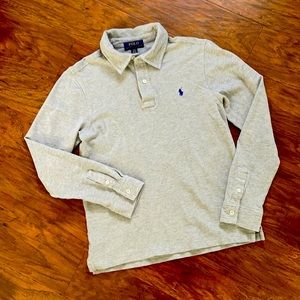 Boys Long Sleeved Ralph Lauren Polo